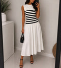 Vestido Midi marinero elegance