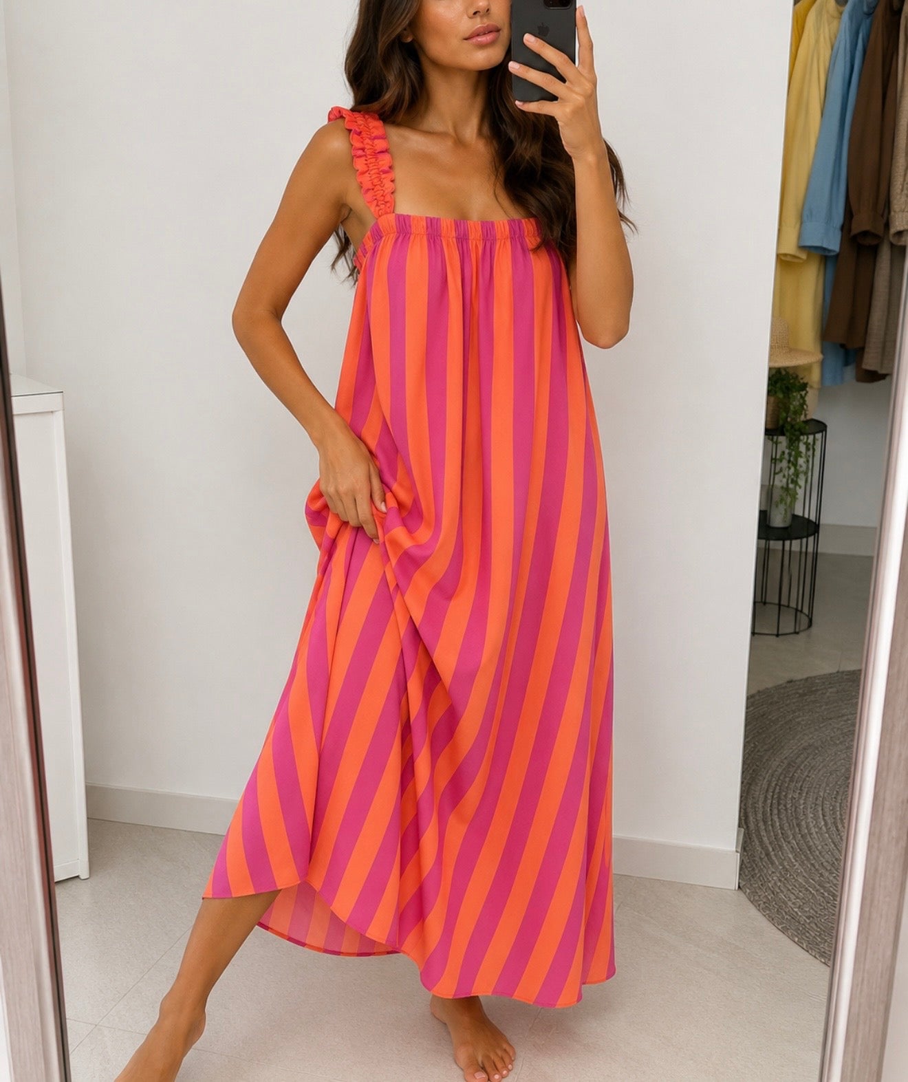 Vestido Maxi Dolce Naranja