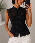 Top oriental algodón